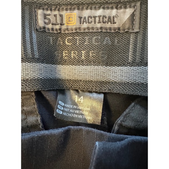 5.11 Tactical Series Women's Black Ripstop Cargo Pants Size 14 Workwear Utility - Picture 3 of 8